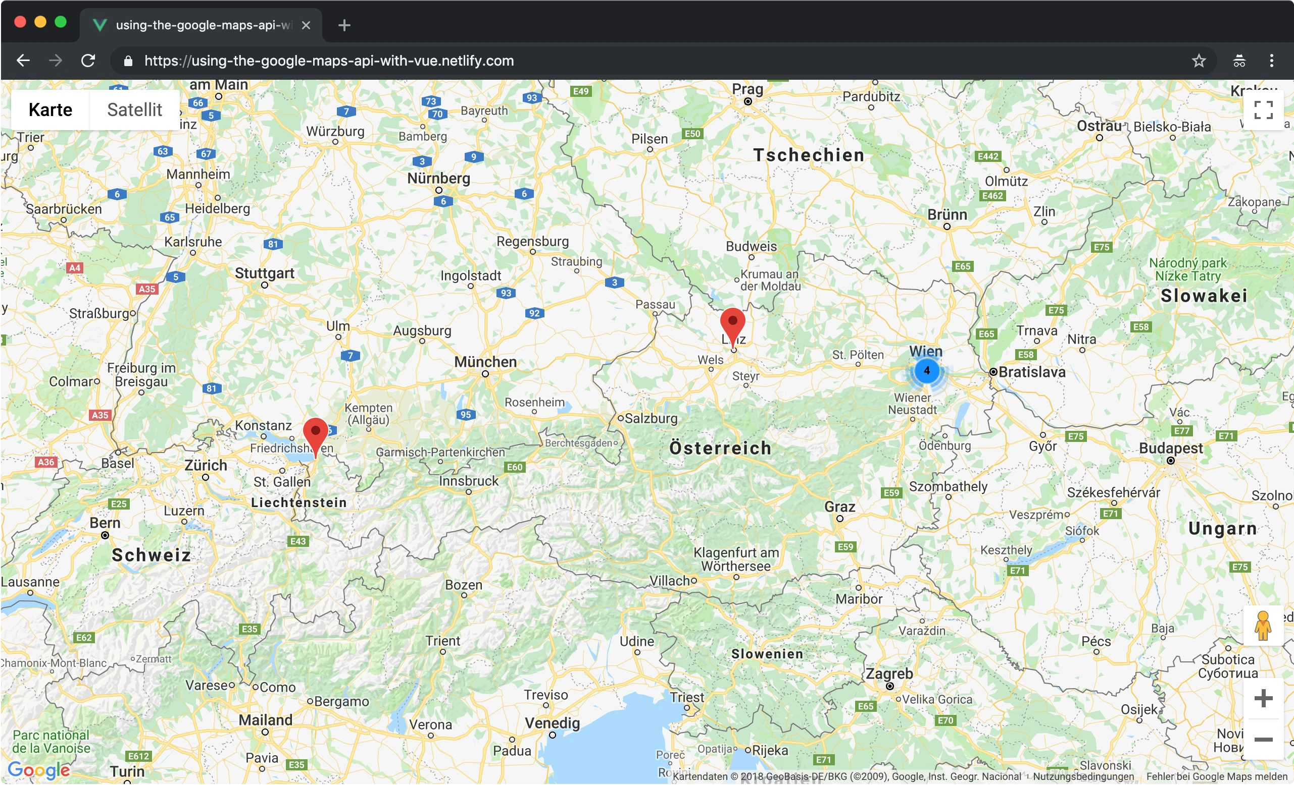 Using The Google Maps Api With Vue Js Markus Oberlehner